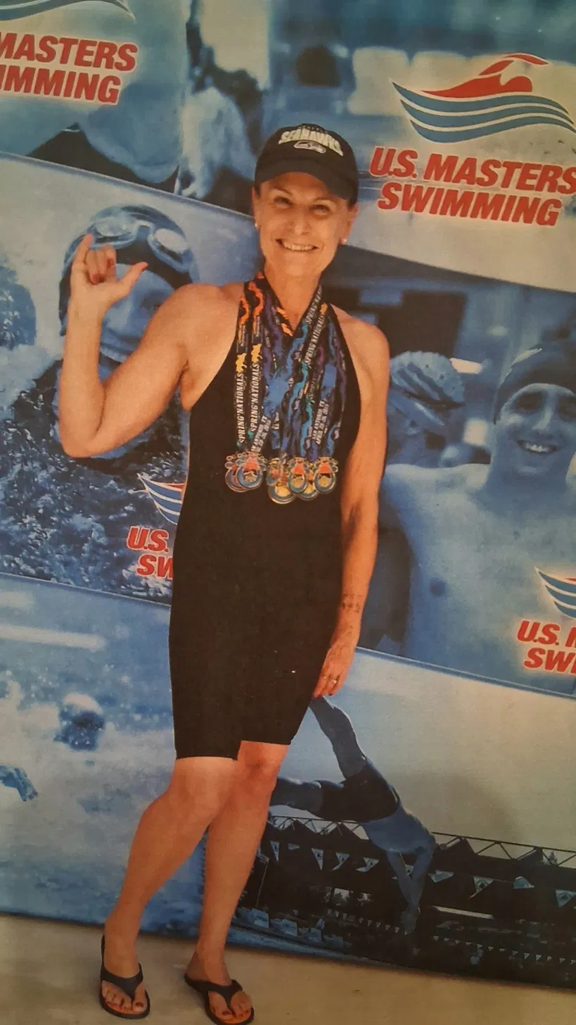 Stella Preissler at US Masters Swimming Nationals